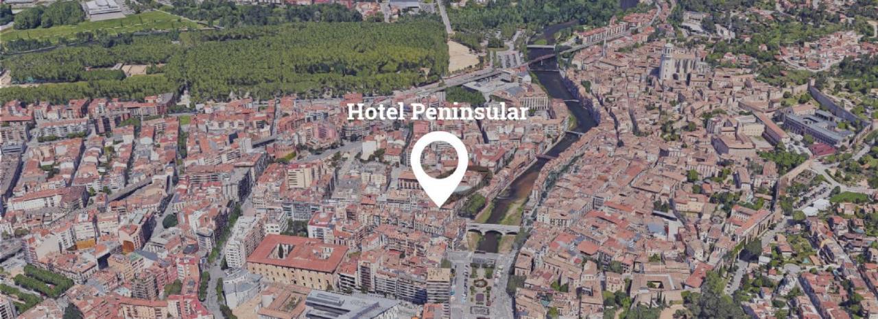 Peninsular Hotel Girona Exterior foto